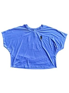 Athleta x BGDB Short Sleeve Cropped Tee Brown Girls Do Ballet Lavender Size S